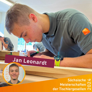 Sächsische Meisterschaften der Tischlergesellen 2024: Jan Leonardt